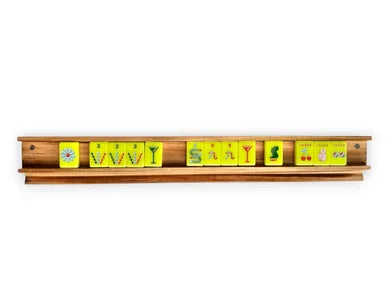 Oak Mahjong Racks & Pushers (Set of 4) | Peace Love Mahjong