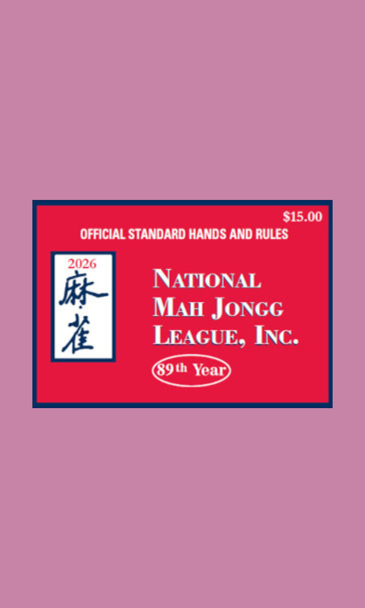 Official 2026 National Mah Jongg League Card | 2026 Annual Edition | PICK-UP IN AUSTIN ONLY | LIMIT TO 4 PER CUSTOMER!