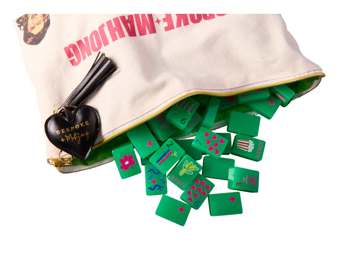 Pop Diva - Disco Green Tiles | Bespoke Mahjong