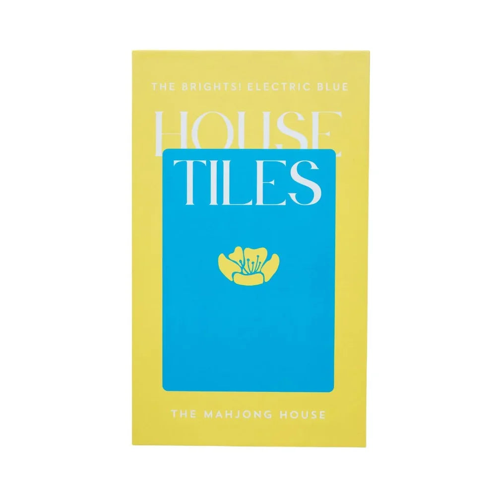 The Brights! Electric Blue House Tiles | The Mahjong House