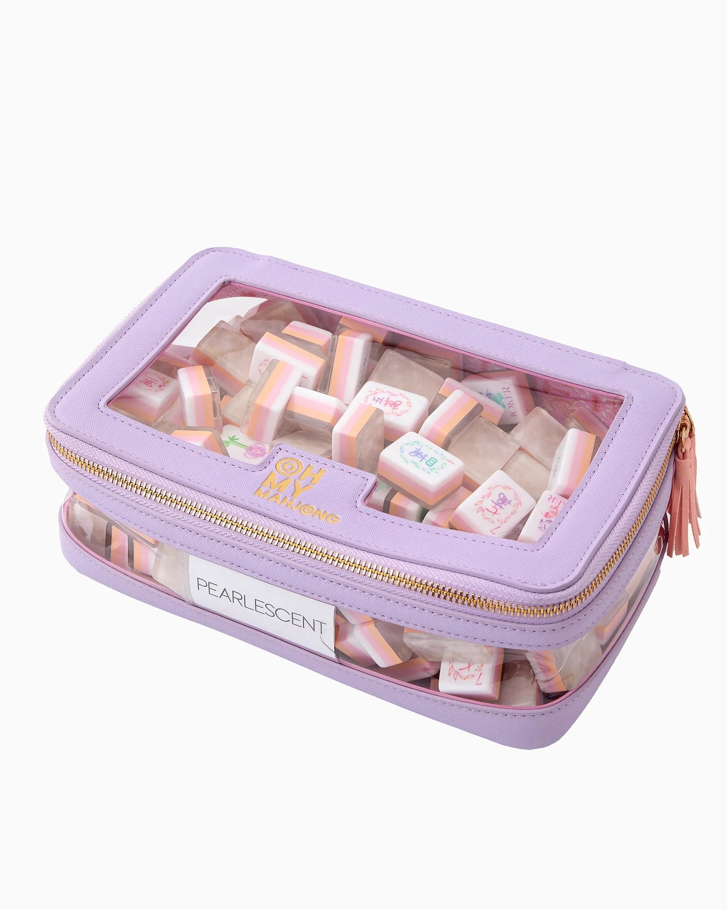 Lavender Tile Storage Bag | Oh My Mahjong