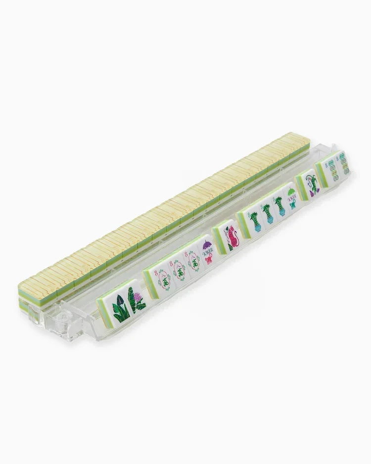 Palm Royale Modern Acrylic Mahjong Tile Set | Oh My Mahjong (OMM)