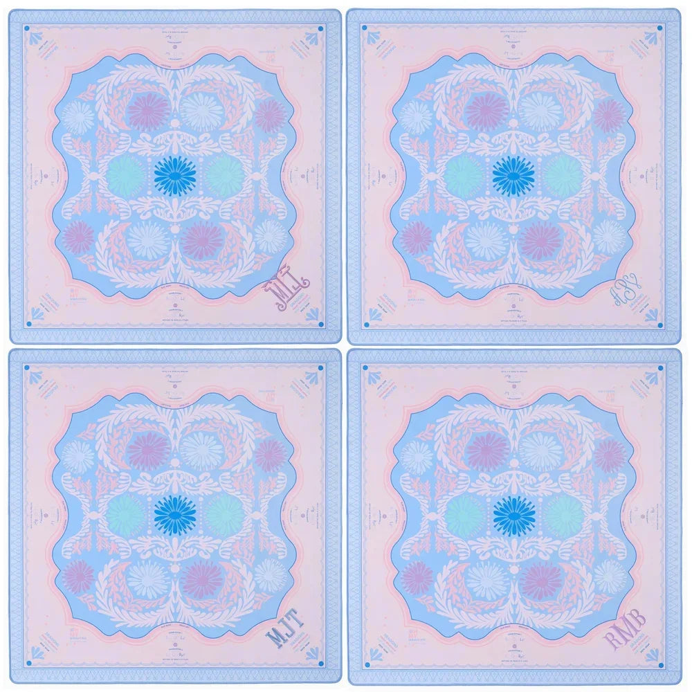 Peri Twinkle Modern Neoprene Mahjong Playing Mat | Oh My Mahjong (OMM)