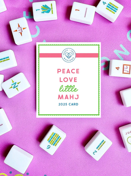 2025 Little Mahj Card for Kids & Beginners | Peace Love Mahjong
