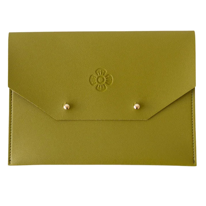 Avocado Green Mahjong Card Clutch | The Woodlands Mahjong Society