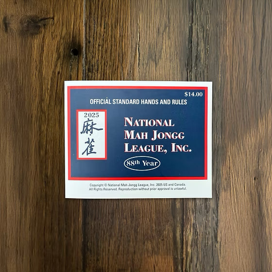 The Official National Mah Jongg League Card | 2025 Annual Edition