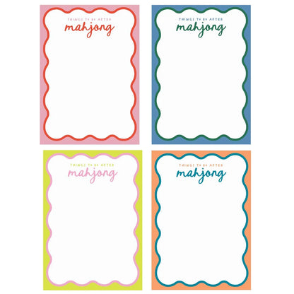 "Things To Do After Mahj" Notepad (50 Sheets) | Peace Love Mahjong