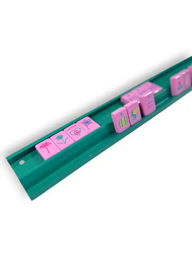 Aqua Mahjong Racks & Pushers (Set of 4) | Peace Love Mahjong