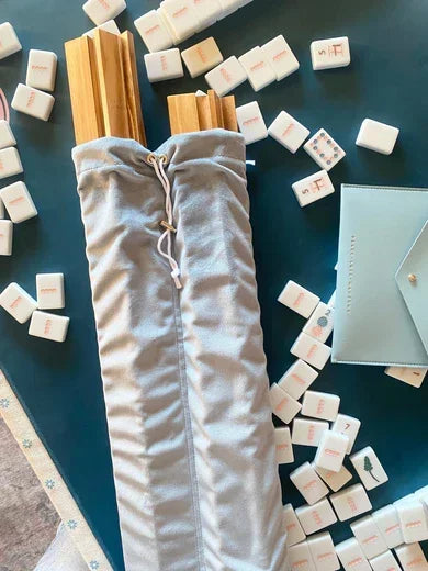 Velvet Mahjong Rack & Pusher Storage Bag | Peace Love Mahjong