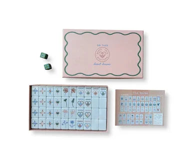 OG Desert Dreams Tiles + Tile Pouch + Dice | Peace Love Mahjong