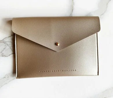 Mahjong Card Clutch | Stylish Card Protection | Peace Love Mahjong