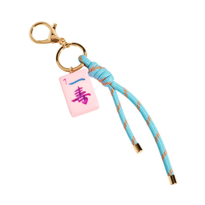 Mahjong Tile Bag Charm & Keychain
