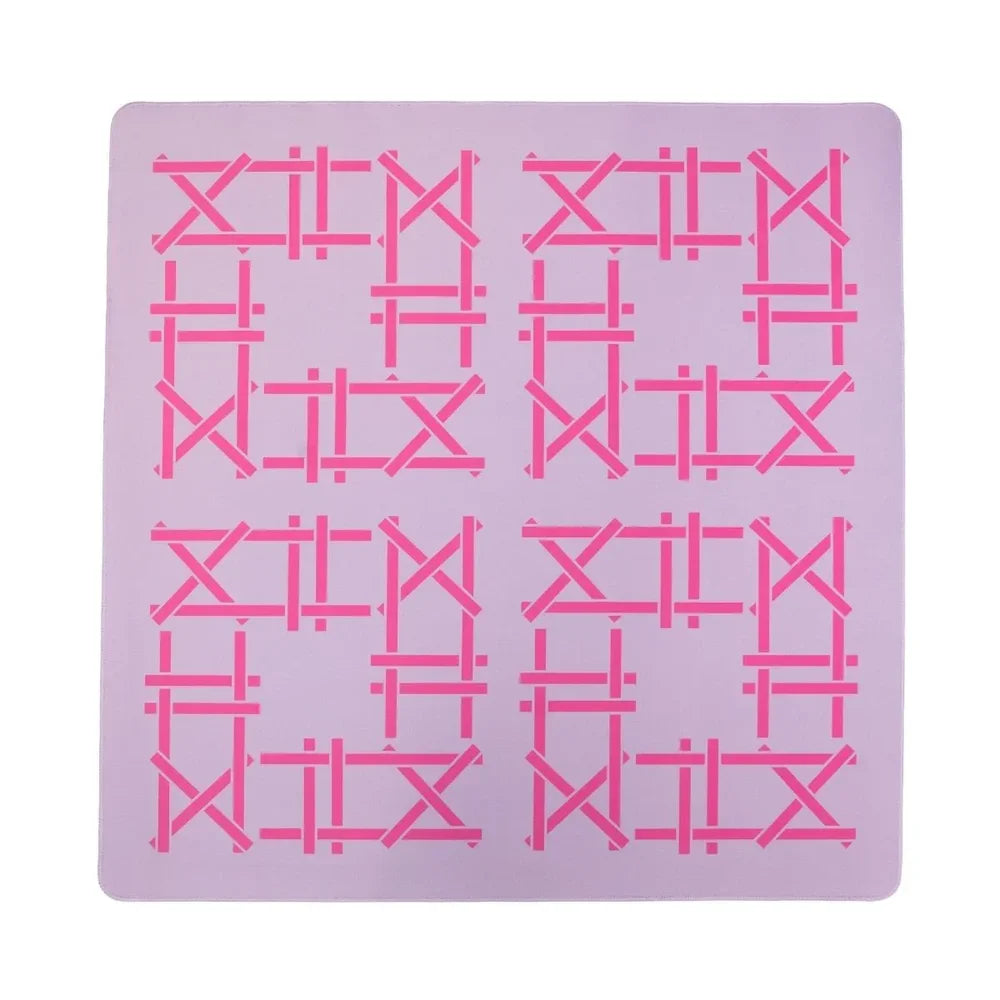 Lilac Trellis Double-Sided Mahjong Mat | The Mahjong House