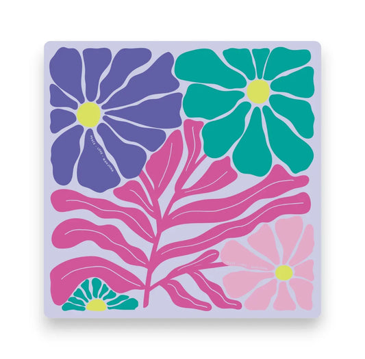 Flowers Mat | Peace Love Mahjong