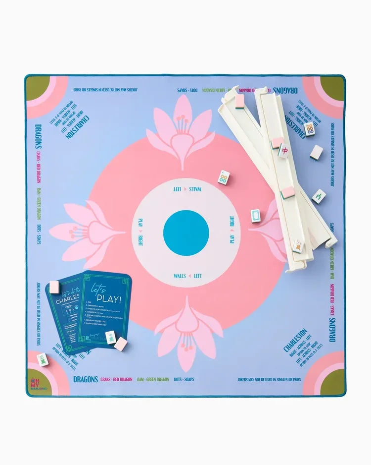 La Fete Confetti Modern Neoprene Mahjong Playing Mat | Oh My Mahjong (OMM)