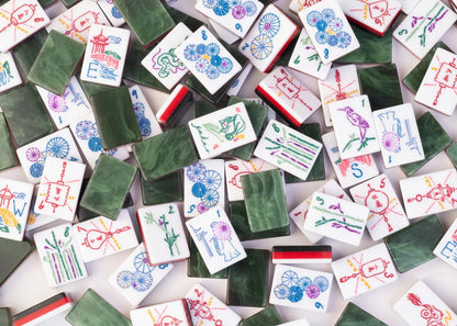 Miss Classic: Mahjong Tile Set - Malachite | Miss Mahjong