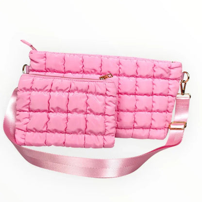 Crossbody Travel Bag with Tile Pouch | Peace Love Mahjong