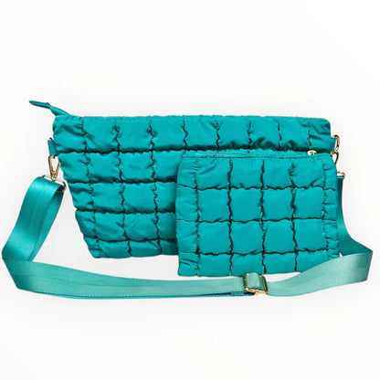Crossbody Travel Bag with Tile Pouch | Peace Love Mahjong