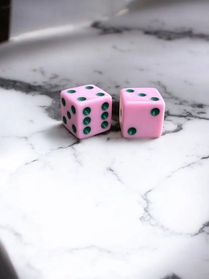 Peace Love Mahjong | Colorful Mahjong Dice Set (Set of 2)