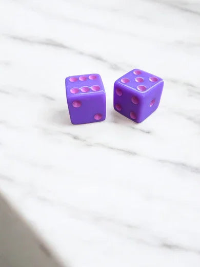 Peace Love Mahjong | Colorful Mahjong Dice Set (Set of 2)