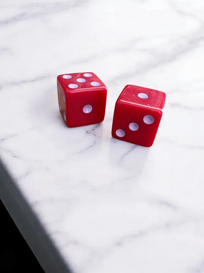 Peace Love Mahjong | Colorful Mahjong Dice Set (Set of 2)