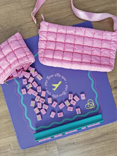 Pretty in Pink - Mile High Mahj Travel Set | Peace Love Mahjong