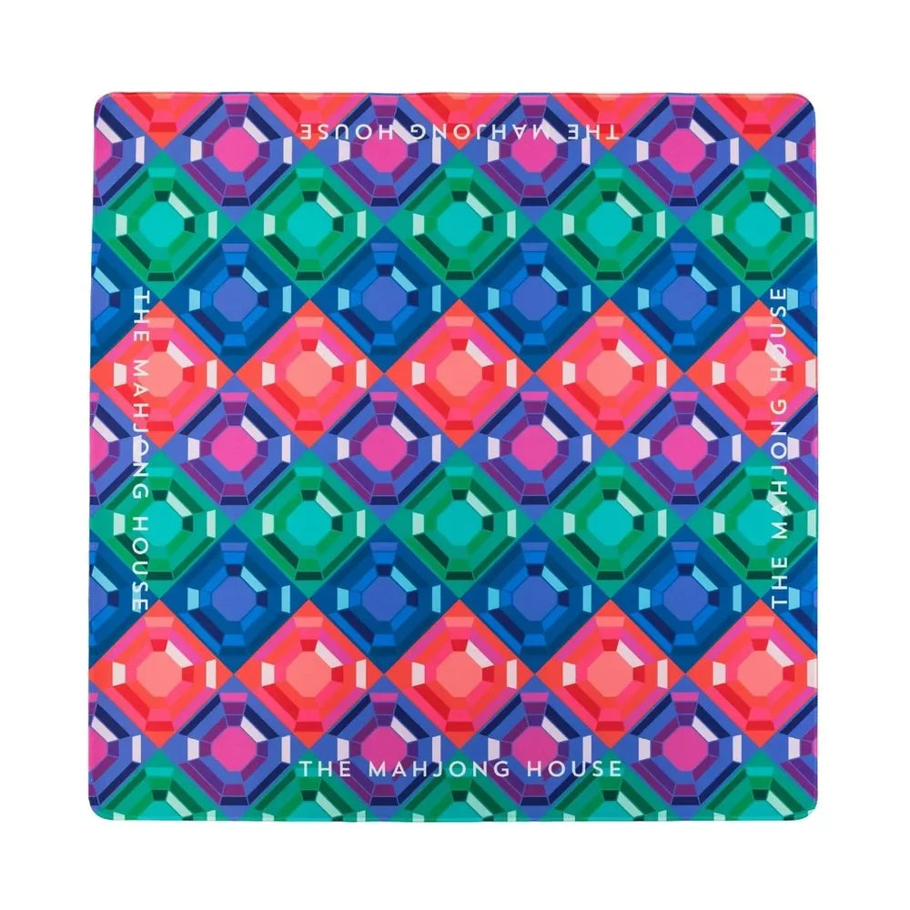 Ruby Gem Double-Sided Mahjong Mat | The Mahjong House