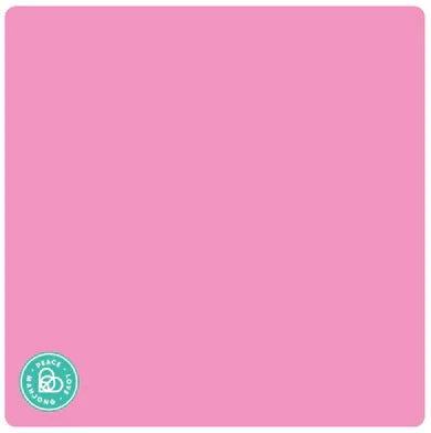 Bright Pink Modern Neoprene Mahjong Playing Mat | Peace Love Mahjong (PLM)