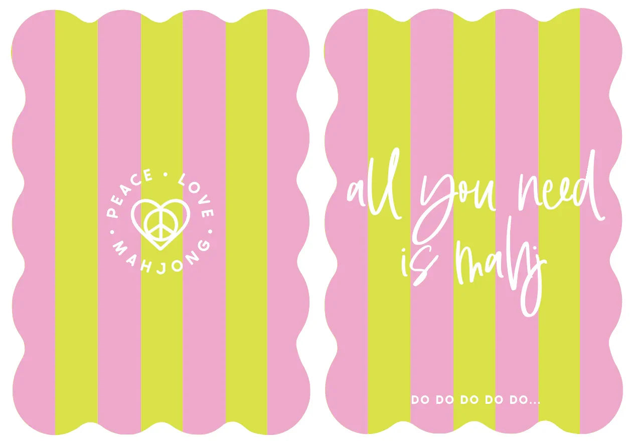 Stripes Mahjong Tile Shufflers (Set of 2) | Peace Love Mahjong