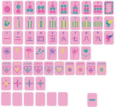 Pretty in Pink - Mile High Mahj Travel Set | Peace Love Mahjong