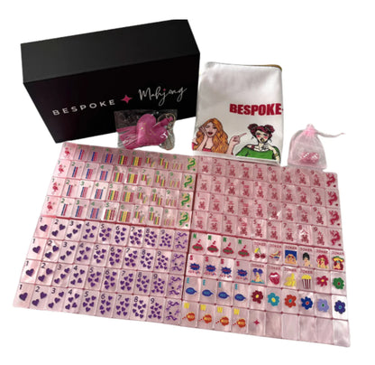 Pop Diva - Cotton Candy Pink Pearl Tiles | Bespoke Mahjong