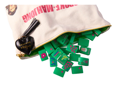 Pop Diva - Disco Green Tiles | Bespoke Mahjong