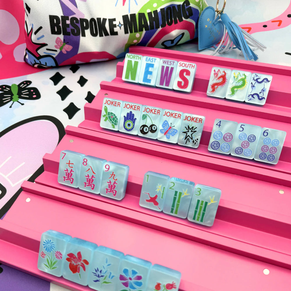 LUCKY CHARMS - HAMPTONS PEARL BLUE | Bespoke Mahjong