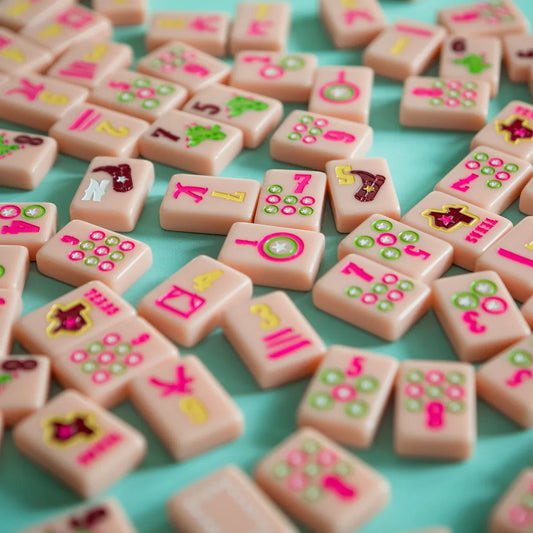 The Mahjong House - Pink Texas Tiles