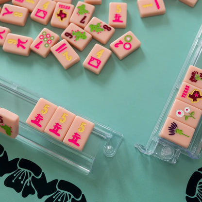 The Mahjong House - Pink Texas Tiles
