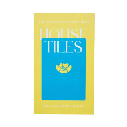 The Brights! Electric Blue House Tiles | The Mahjong House