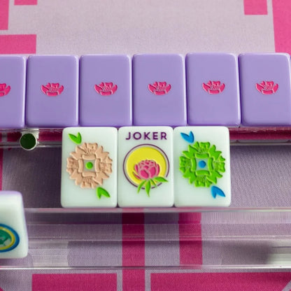 The Brights! Lilac House Mahjong Tiles (160 Acrylic Tiles) | The Mahjong House