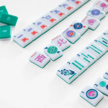 The Jewels! Emerald House Tiles (160 Acrylic Tiles) | The Mahjong House