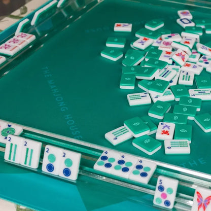 The Jewels! Emerald House Tiles (160 Acrylic Tiles) | The Mahjong House