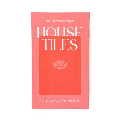 The House Tile Set – Jewel Ruby (160 Acrylic Tiles) | The Mahjong House