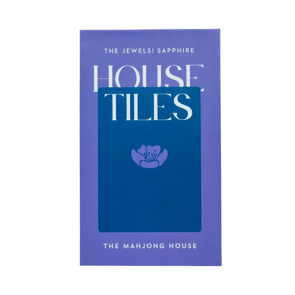 The Jewels! Sapphire House Tiles (160 Acrylic Tiles) | The Mahjong House