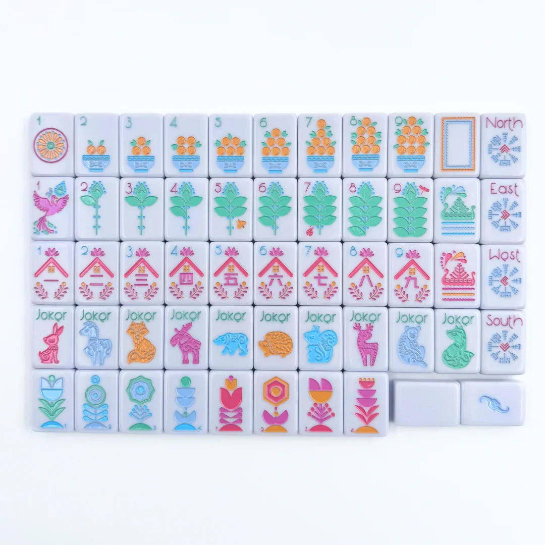 Scandinavian Modern Mahjong Tile Set (166 Tiles) | My Fair Mahjong