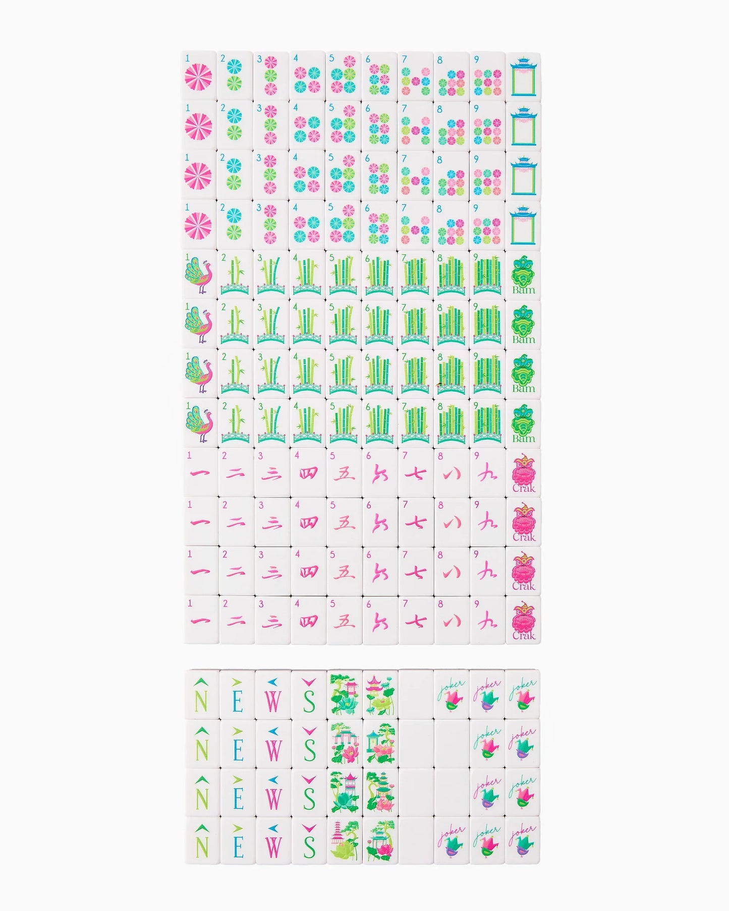 Glow Wild Mahjong Tiles - Oh My Mahjong