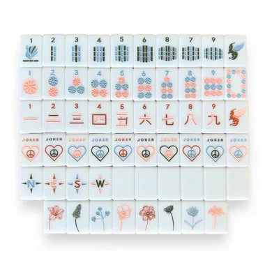 OG Desert Dreams Tiles + Tile Pouch + Dice | Peace Love Mahjong