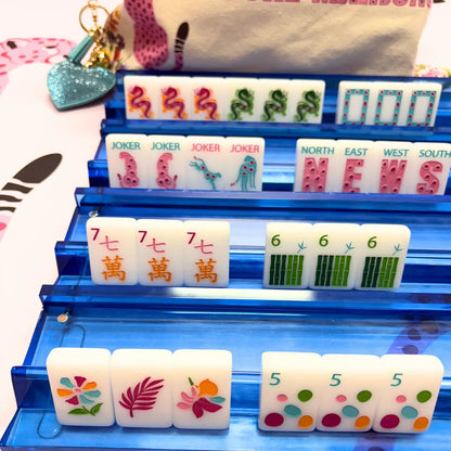 Springtime Safari Tile Set - Bright White | Bespoke Mahjong