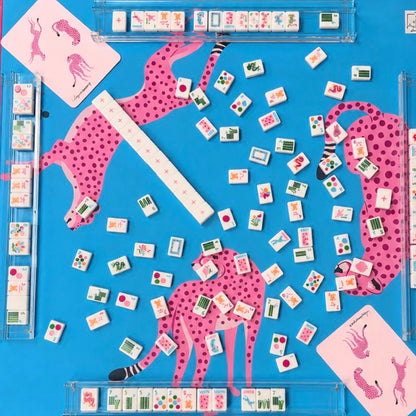 Springtime Safari Tile Set - Bright White | Bespoke Mahjong