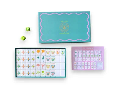 OG Mahj Tiles & Pouch - Vibrant Vibes | Peace Love Mahjong