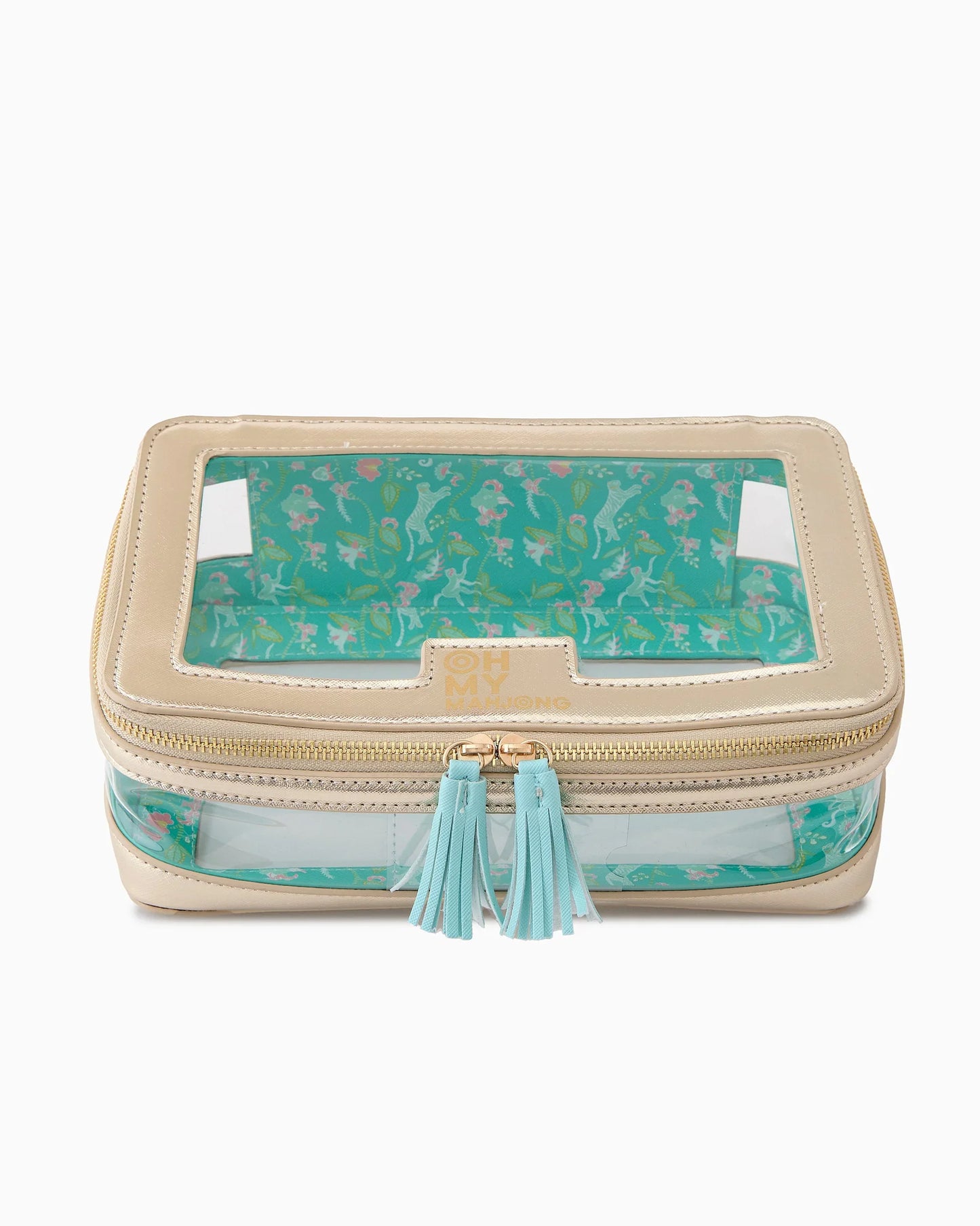 Gold Tile Storage Bag | Oh My Mahjong