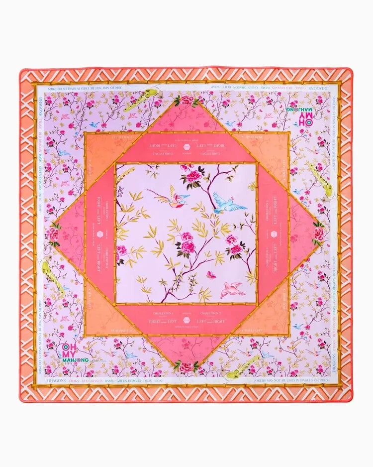 Goldie Sunset Modern Neoprene Mahjong Playing Mat | Oh My Mahjong (OMM)