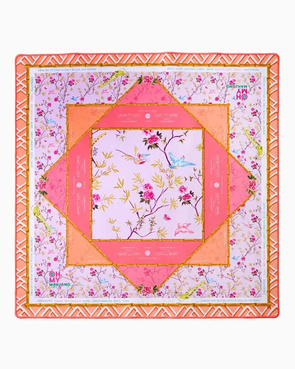 Goldie Sunset Modern Neoprene Mahjong Playing Mat | Oh My Mahjong (OMM)